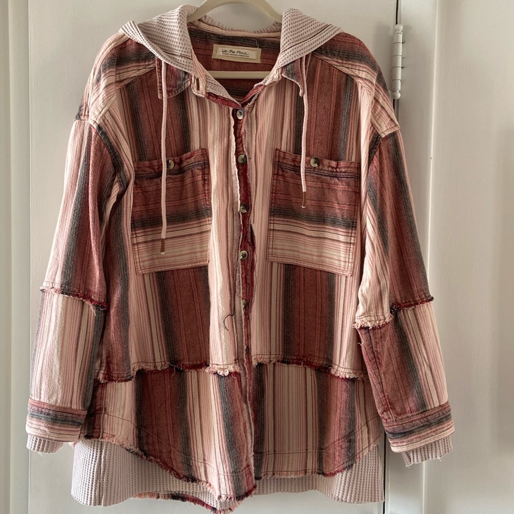 Free People/We The Free button up shirt/light jacket